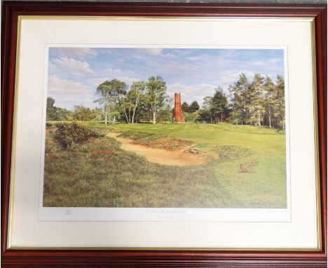 Richard Chorley Ltd Ed 130/500 print 3rd at Woodhall Spa Gold Course 