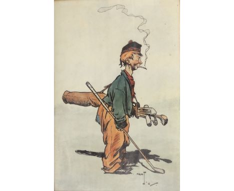 Comical golf print 