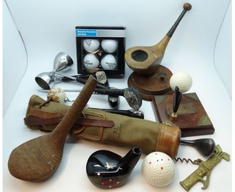 Golf desk & cocktail items 