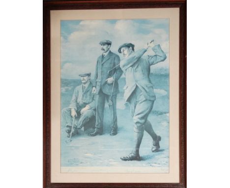 Clement Flower golf print 