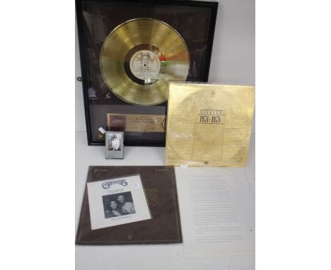The Carpenters Signed Employment Contract - A very rare original Employment amendment to the contract signed in person by bot