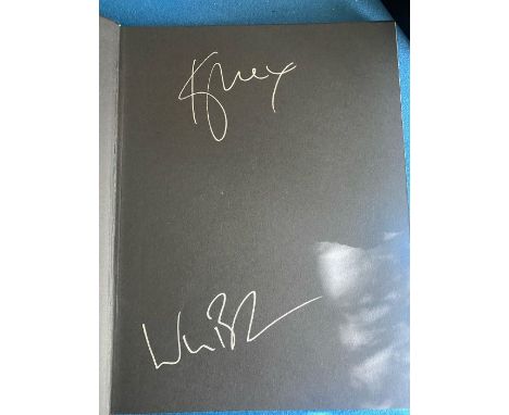 Kylie Book. The Large and scarce Kylie Minogue `K` Book - Housed in a perspex black `K` box . The book which is signed on the
