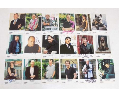 EASTENDERS - TV Soap - Stars - Autographed / Signed publicity postcard size pictures. Approx 170 including : Nina Wadia, Jami