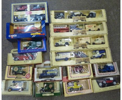 Four Dairy Farm triple pack vehicles, Days Gone By and Models of Yesteryear (10), Special Edition Cameo Classic Vehicle set a