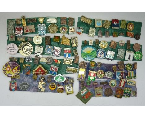Russian enamel and other badges