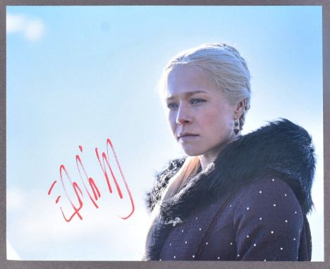 Emma D'Arcy - House Of The Dragon (Game Of Thrones spin-off) - autographed 8x10" colour photograph from the series. Signed in