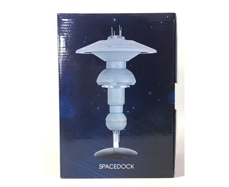 COLLECTION OF STAR TREK MODEL STATIONS, BY EAGLEMOSS comprising Jupiter Station, Ty'gokor Orbital Station, Relay station 47, 