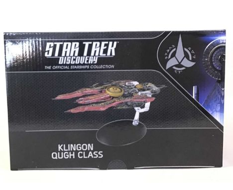 COLLECTION OF STAR TREK DISCOVERY MODELS, KLINGON STARSHIPS BY EAGLEMOSS comprising Klingon Sarcophagus Ship, Beacon of Kahle
