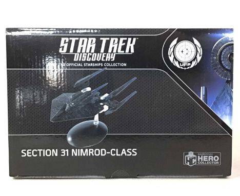 STAR TREK DISCOVERY 'SECTION 31 STATION', AND OTHER DISCOVERY SECTION 31 MODELS BY EAGLEMOSS the others include, Section 31 D