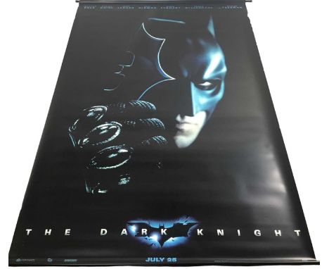 FIVE VINYL AND PAPER CINEMA POSTERS, comprising Harry Potter and The Philosopher's Stone, Batman The Dark Knight, the Simpson