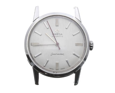 Omega Seamaster automatic stainless steel gentleman's wristwatch, ref. 14704, circa 1960, serial no. 17428808, silvered dial 