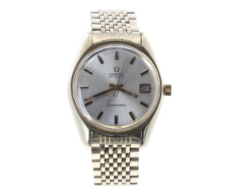 Omega Seamaster automatic gold plated and stainless steel gentleman's bracelet watch, ref. 166.067, circa 1964, serial no. 21