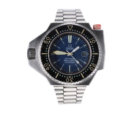 Omega Seamaster 'PloProf 600M' automatic stainless steel gentleman's bracelet watch, ref. ST1660077, circa 1973, rotating bez