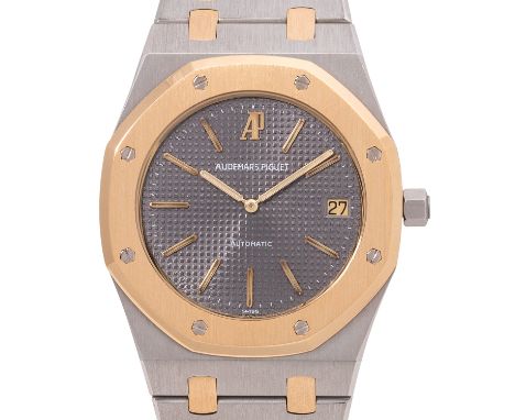 AUDEMARS PIGUET Vintage Royal Oak "Jumbo" Herrenuhr, Ref. 5402SA. Aus 1982. Edelstahl/Gelbgold 18K, No. 722. Automatik-Werk K