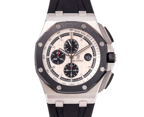 AUDEMARS PIGUET Royal Oak Offshore Herren Chronograph, Ref. 26400SO. Full Set 2012. Edelstahl/Keramik. Automatik-Werk Kal. 31