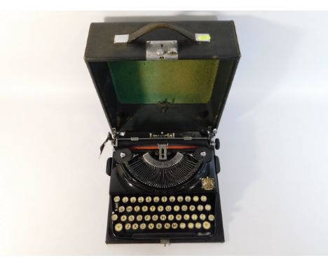 An Imperial "The Good Companion" typewriter &amp; case