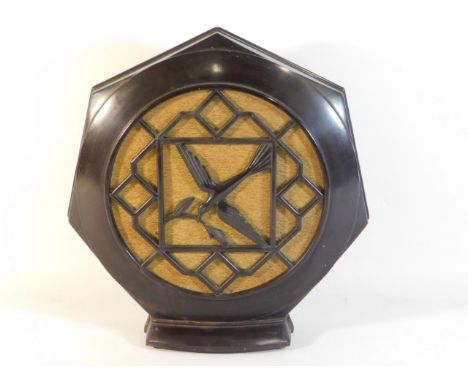 A 1930's Bakelite Bluebird speaker, 13in tall