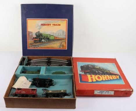 Hornby Trains 0 gauge Rolling stock, boxed No.1 McAlpine Rotary Tipping wagon, Lumber wagon, Side Tipping wagon, Hopper wagon