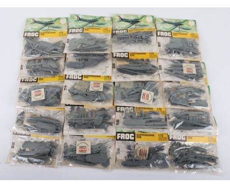 Quantity of Frog 1:72 scale Supermarine S6B bagged plastic model kits, with card headers, complete with transfers, (approx. 5