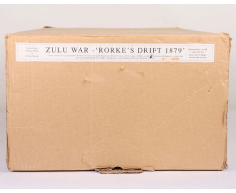 Britains Limited Edition set 5198 Rorke’s Drift Diorama, 0989 of 2000 in original box and outer packing, (mint condition), to