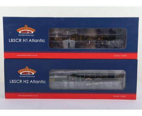 Two Bachmann 00 gauge 4-4-2 locomotives, 31-910 H1 class 39 ‘La France’ locomotive 39 and L.B.S.C tender brown, 31-920 H2 cla