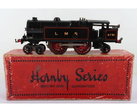 Hornby 0 gauge boxed 4-4-2 No.2 Special Tank locomotive, c/w LMS engine No.6781 in black lined livery, very good condition, p