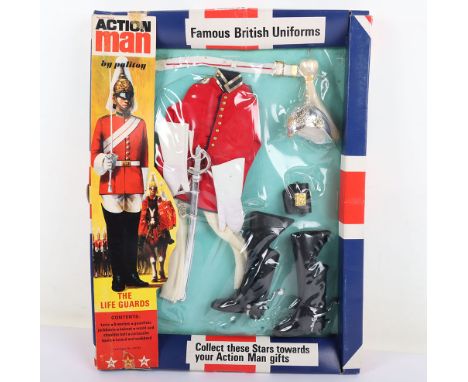 Scarce Vintage Action Man Palitoy The Life Guards Famous British Uniforms, Catalogue No. 34149, circa 1970, contents: tunic, 