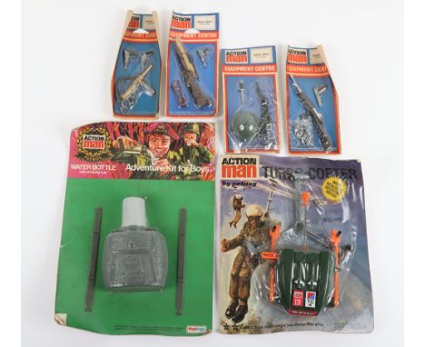 Palitoy Action Man Turbo-Copter, circa 1970, Cat No. 34246 with realistic working rotor, plus four Action Man small arms sets