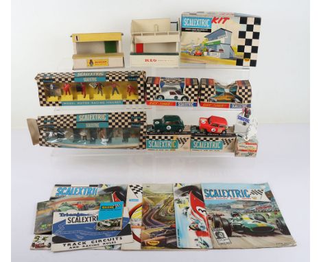 A Quantity of Scalextric Cars and Accessories, including: Boxed C77 Ford GT Race-tuned, in excellent original condition, C80 