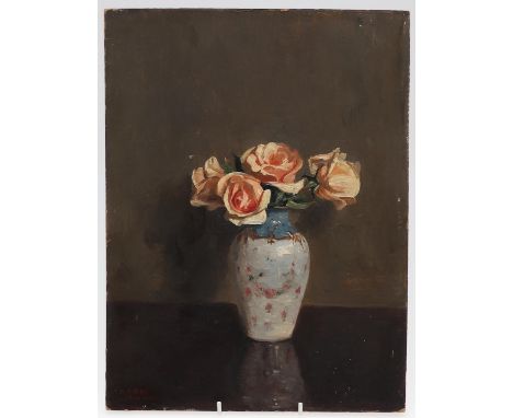 Signed and dated `H. A. Dahl/ 29.6.1915`, oil on card, unframed 40.5 x 30.5cm. *Condition: Slight chips to board edges; a few