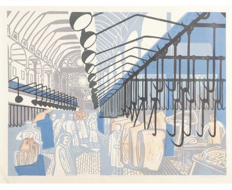 Colour lithograph, 1967, signed, titled, numbered 62/75 46 x 61.5cm. *Condition: Water stains visible within image; a few min