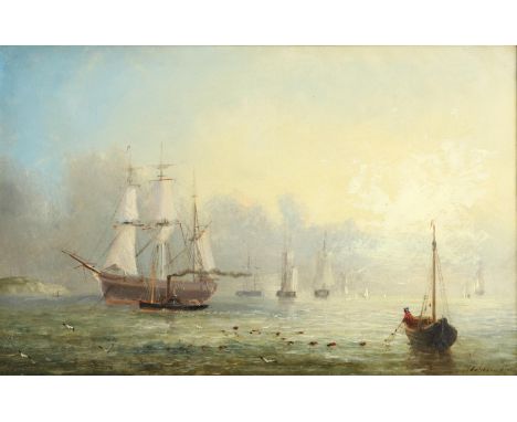 Signed `Adolphus Knell`, oil on panel 28.5 x 45cm. *Condition: Crushed impasto; some craquelure; needs a light clean.