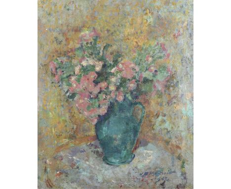 Signed and dated 1942, oil on canvas 58.5 x 50cm. *Condition: A few minor flaked losses; needs a light clean.