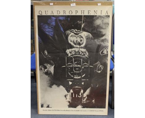 QUADROPHENIA POSTER - THE WHO - FOR THE ALBUM promotional shop poster it measures approx 20 x 30 inches.