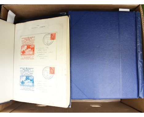 A large quantity of stamp albums with first day covers, postal strike covers etc.