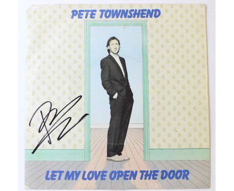 PETE TOWNSHEND ( THE WHO ) Let my Love Open the Door - Uk 7 inch single signed in the front in black sharpie by Pete.&nbsp;