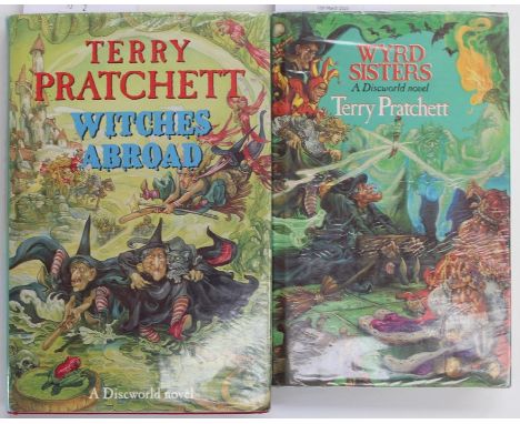 Pratchett, Terry-&nbsp; Wyrd Sisters, London, Victor Gollancz Ltd, 1988, First Edition and Witches Abroad, London, Victor Gol