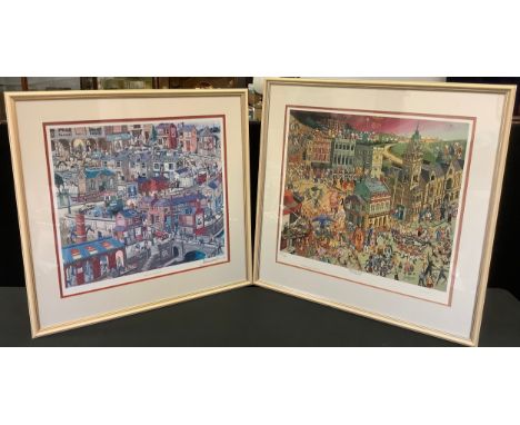 Joe Scarborough, by and after, 'Come and Play', limited edition colour print of 850, ink signed by Joe  and Doris Askham (She