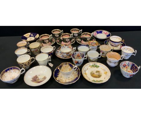 Decoraive Teaware - Spode, 1925;  Coalport, Staffordshire, all late 19th century 