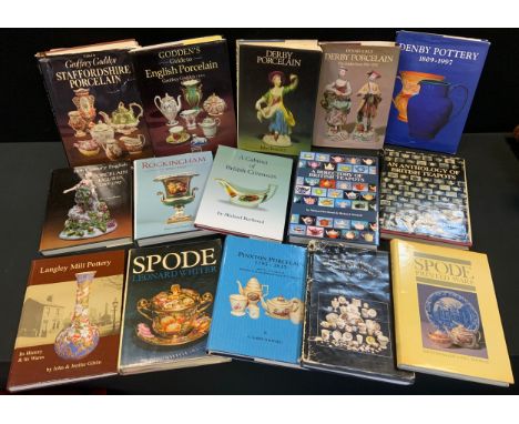 English Ceramic - Spode, Derby Porcelain, Langley Mill, Rockingham, Anthology of British teapots; Staffordshire;  etc 