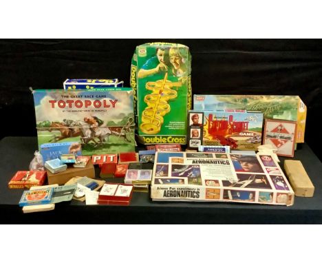 Games - a football clacker;  Tip It;  Totoply;  Subbuteo;   card games;  etc 