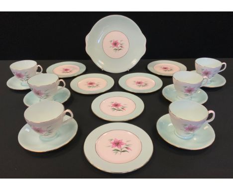 A Royal Albert Elfin pattern tea service, for six, printed mark 