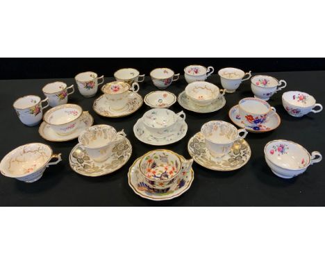 Decorative Teaware - Rockingham, Spode, Davenport;  Staffordshire;  etc, mainly late 19th century 