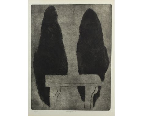 Vladimir Komarek (Czech 1928-2002)/Seat/signed and dated 1976, limited edition 33/50/etching, 49cm x 33cm   Condition Report: