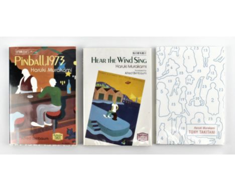 Murakami, Haruki. Three first English editions. Comprising 1980 Pinball, 1973 trans. Alfred Birnbaum, Kodansha English Librar