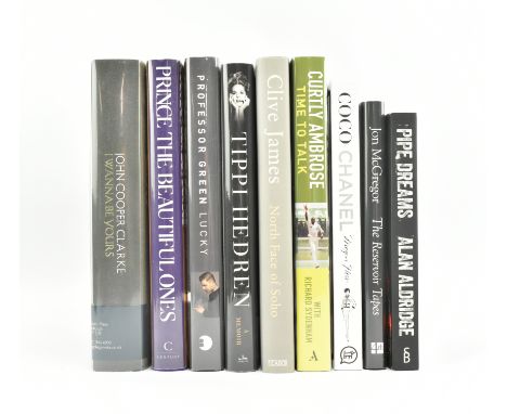 Autobiography &amp; biography. A collection of nine signed works, many of musical interest. The lot comprising 2020 I Wanna B