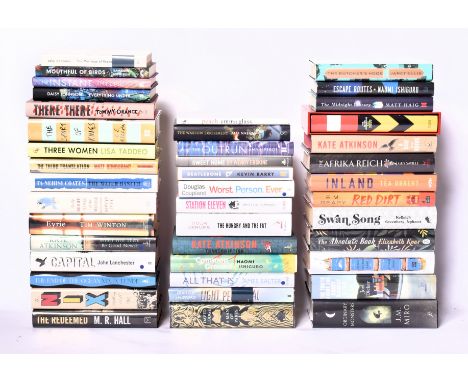 Signed modern first editions. A large collection of signed literary fiction titles, all signed, some limited editions. To inc