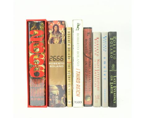 Bolano, Roberto. A collection of first English editions, including examples signed by the translator. Comprising 2004 2666, f