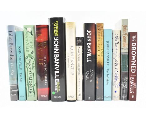 Banville, John. A collection of eleven signed first editions &amp; proof copies, together with two unsigned proof copies. Com