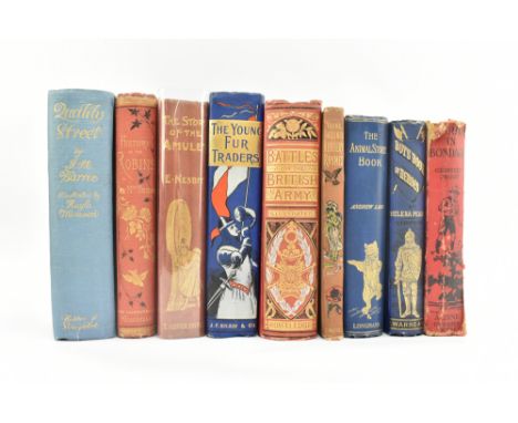 Children's &amp; illustrated. A collection of nine late Victorian &amp; Edwardian titles, the majority in orig. decorative pi